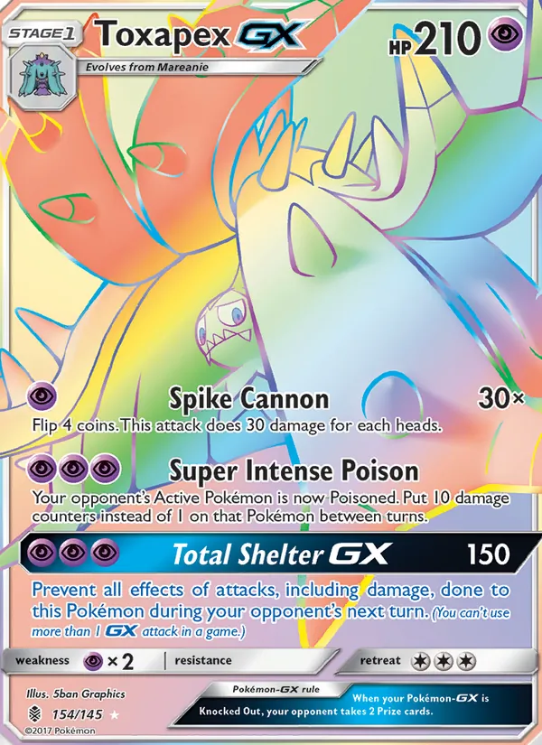 Toxapex GX Guardians Rising 154/145