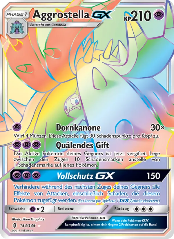 Aggrostella GX Stunde der Wächter 154/145