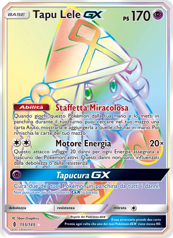 Tapu Lele GX Guardiani Nascenti 155/145