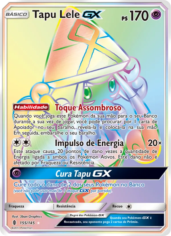 Tapu Lele GX Guardiões Ascendentes 155/145