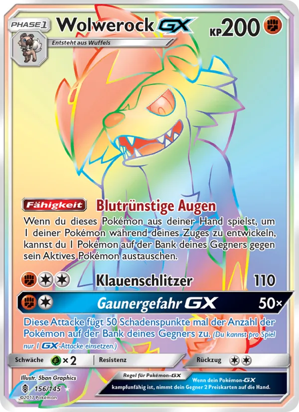 Wolwerock GX Stunde der Wächter 156/145