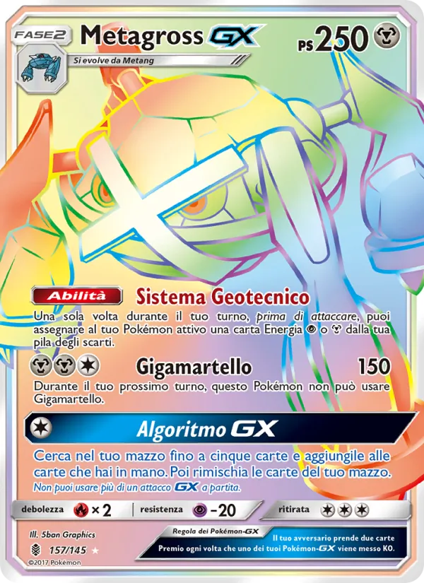 Metagross GX Guardiani Nascenti 157/145