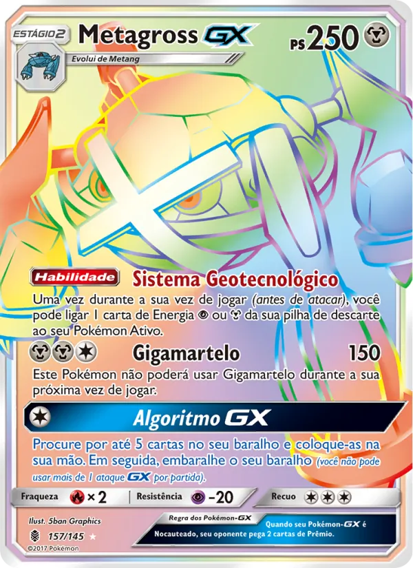 Metagross GX Guardiões Ascendentes 157/145