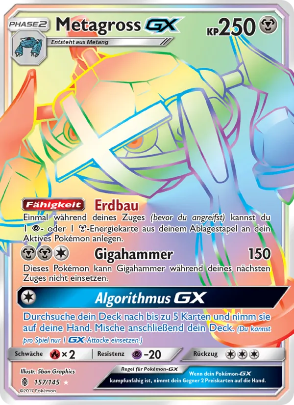 Metagross GX Stunde der Wächter 157/145