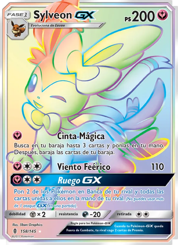 Sylveon GX Albor de Guadianes 158/145