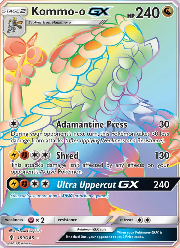 Kommo-o GX Guardians Rising 159/145