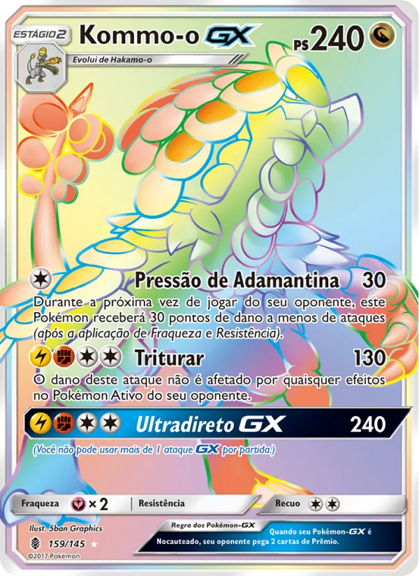 Kommo-o GX Guardiões Ascendentes 159/145
