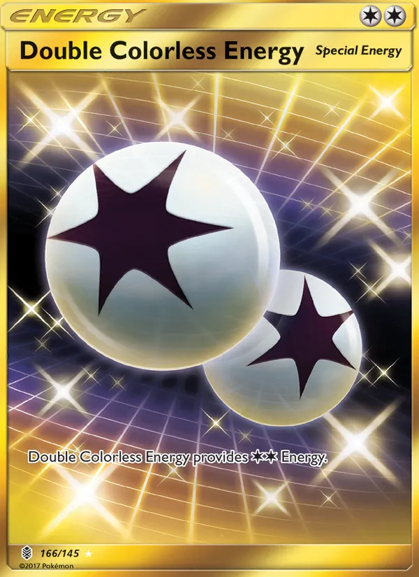 Double Colorless Energy Guardians Rising 166/145