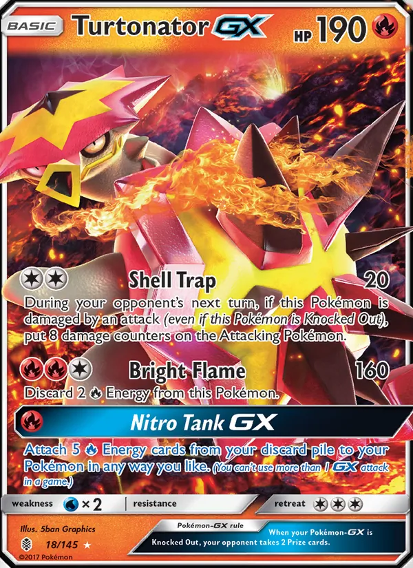 Turtonator GX Guardians Rising 18/145