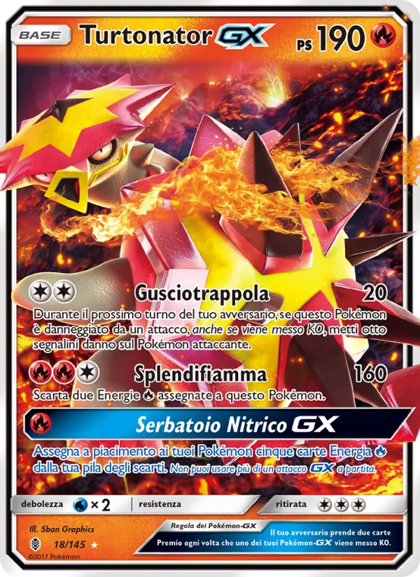 Turtonator GX Guardiani Nascenti 18/145