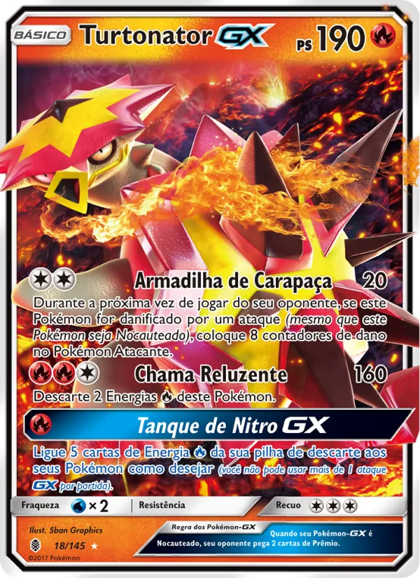 Turtonator GX Guardiões Ascendentes 18/145