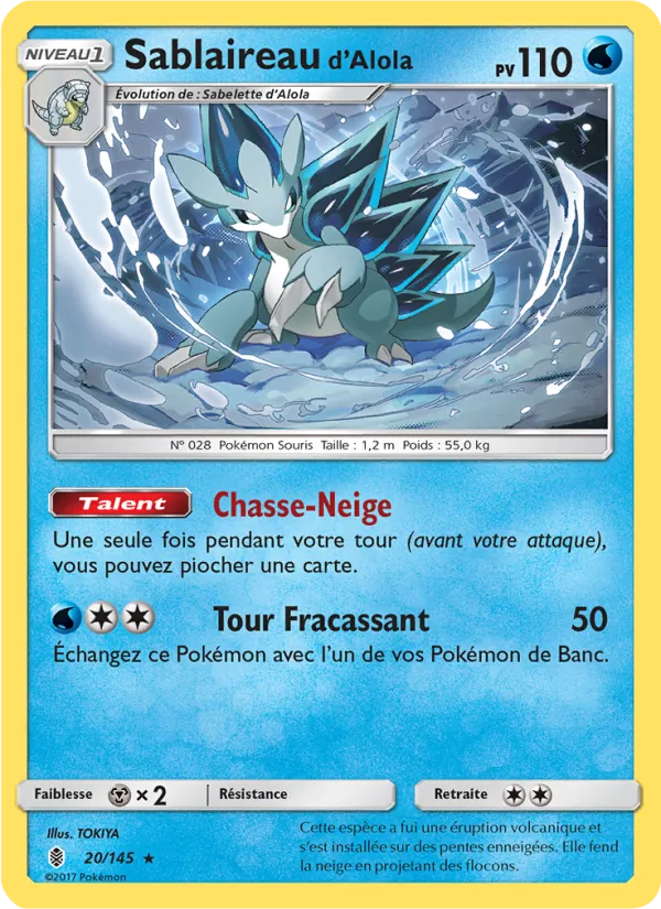 Sablaireau d’Alola Gardiens Ascendants 20/145