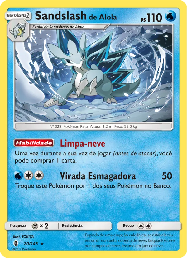 Sandslash de Alola Guardiões Ascendentes 20/145