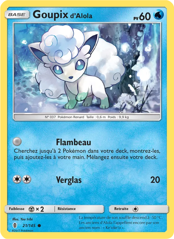 Goupix d’Alola Gardiens Ascendants 21/145