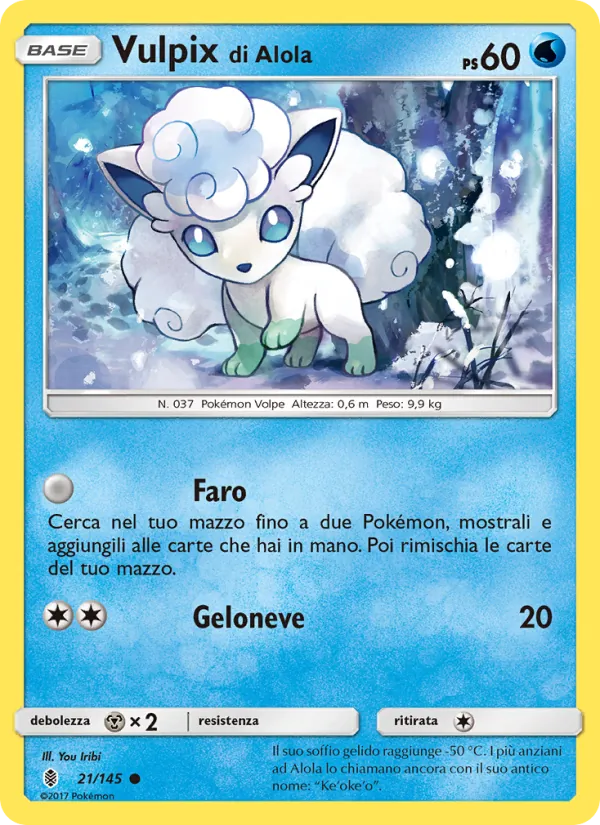 Vulpix di Alola Guardiani Nascenti 21/145