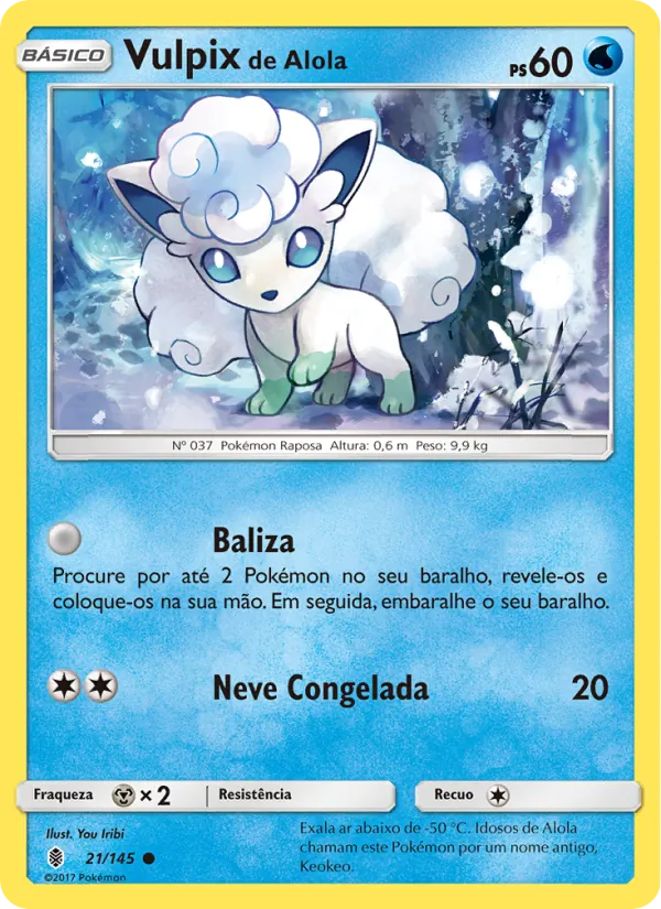 Vulpix de Alola Guardiões Ascendentes 21/145