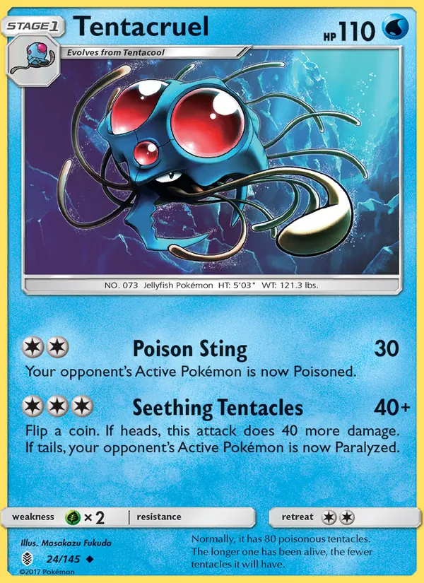 Tentacruel Guardians Rising 24/145