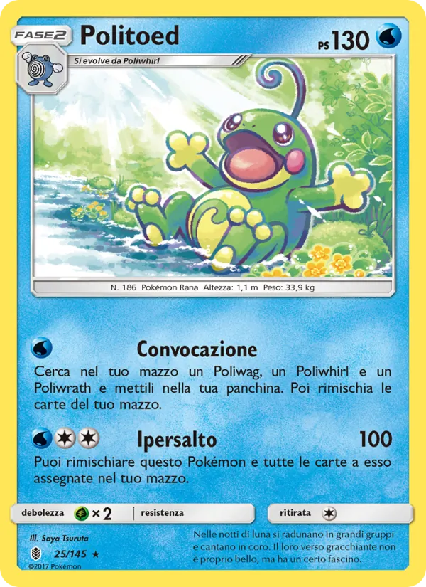 Politoed Guardiani Nascenti 25/145
