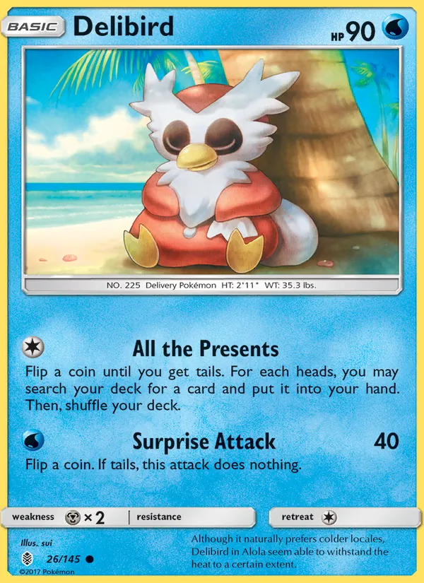 Delibird Guardians Rising 26/145