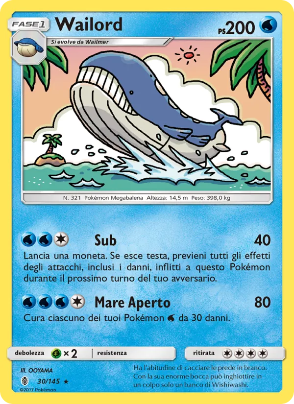 Wailord Guardiani Nascenti 30/145