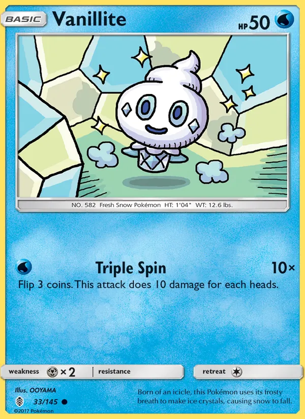 Vanillite Guardians Rising 33/145