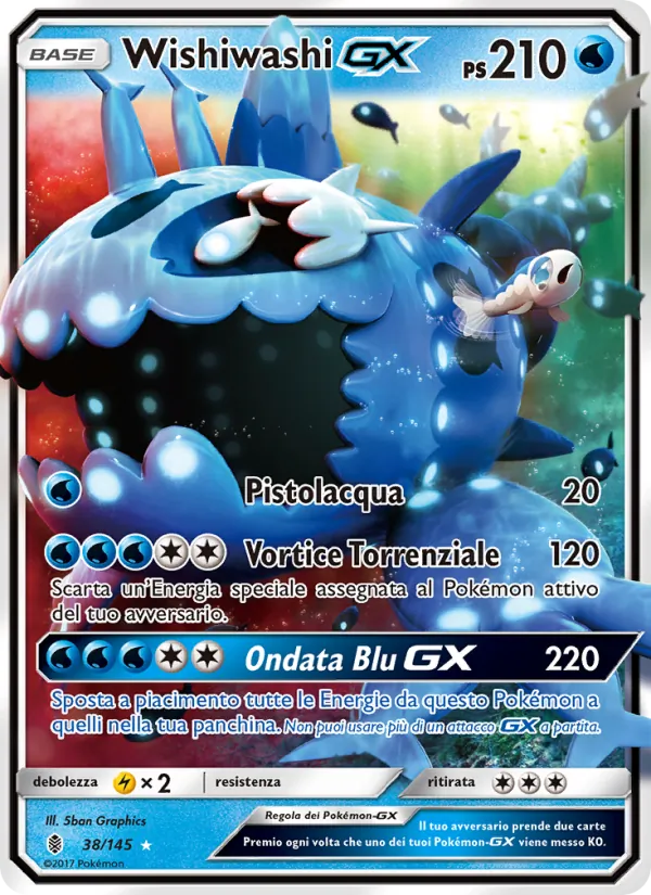 Wishiwashi GX Guardiani Nascenti 38/145