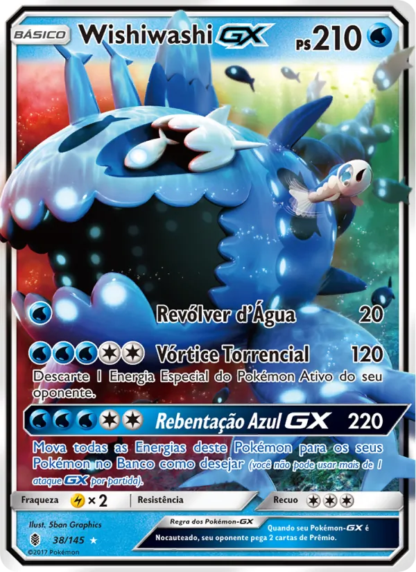 Wishiwashi GX Guardiões Ascendentes 38/145