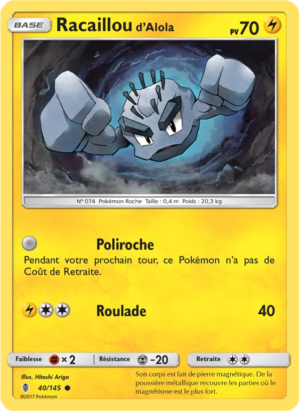Racaillou d’Alola Gardiens Ascendants 40/145