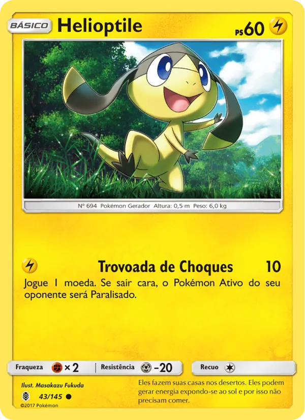 Helioptile Guardiões Ascendentes 43/145
