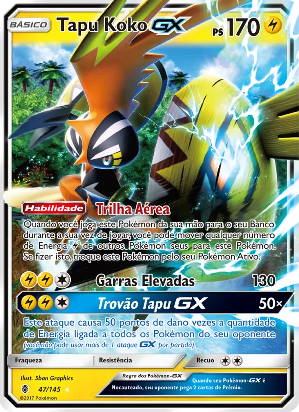 Tapu Koko GX Guardiões Ascendentes 47/145