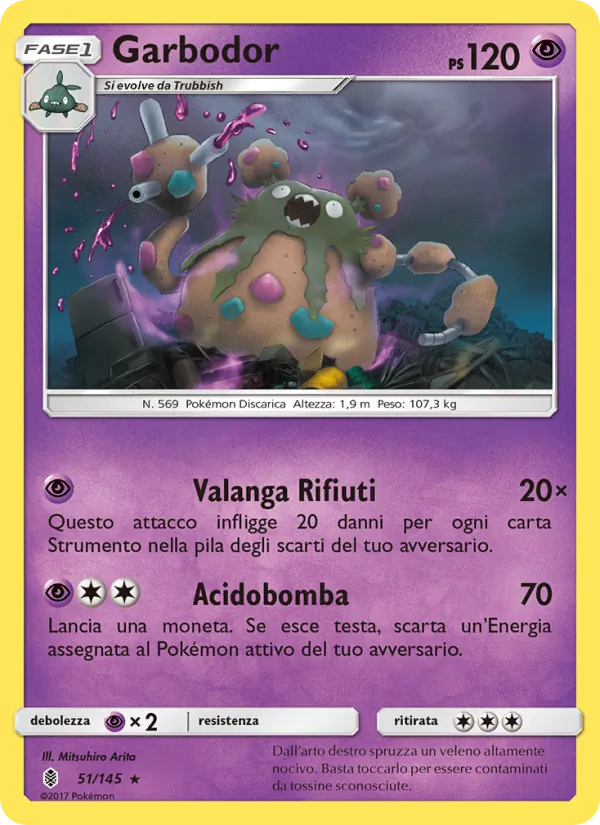 Garbodor Guardiani Nascenti 51/145