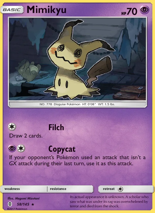 Mimikyu Guardians Rising 58/145