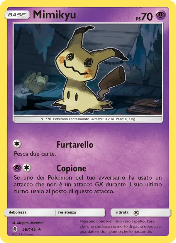 Mimikyu Guardiani Nascenti 58/145
