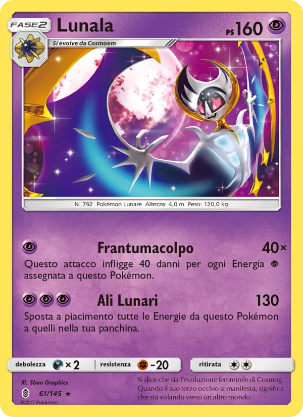 Lunala Guardiani Nascenti 61/145