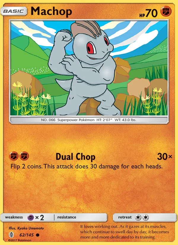 Machop Guardians Rising 62/145