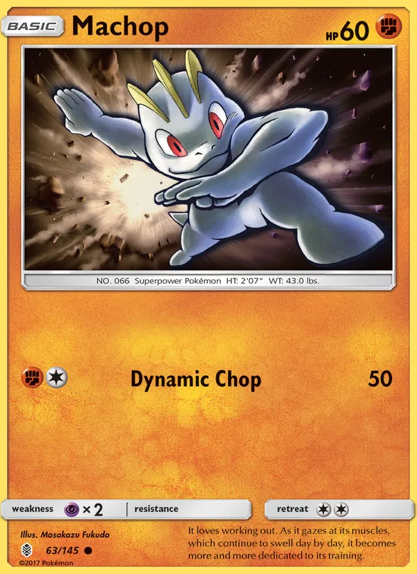 Machop Guardians Rising 63/145