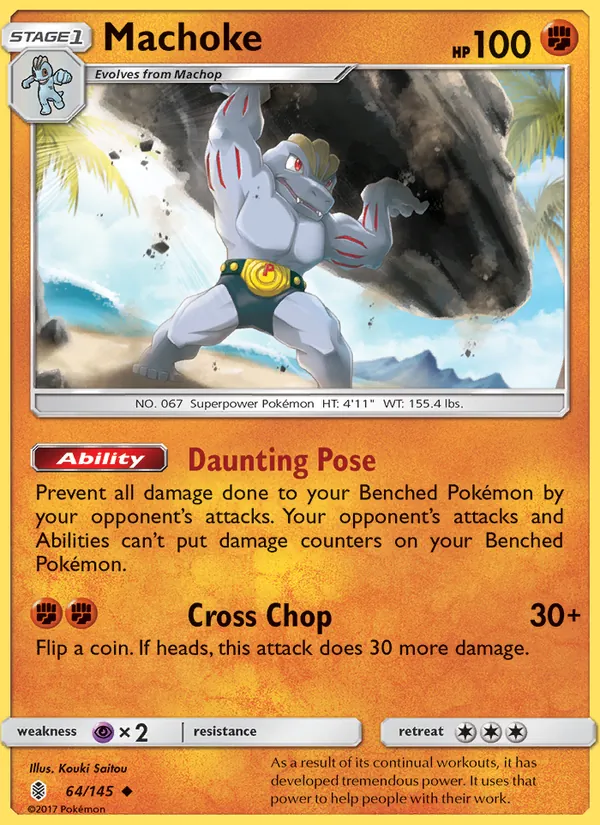 Machoke Guardians Rising 64/145