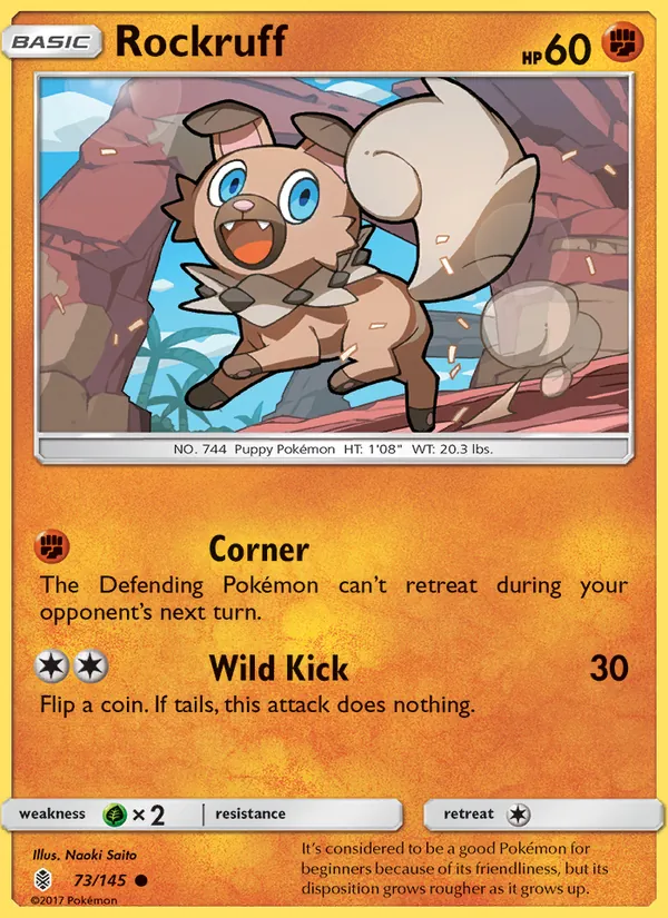 Rockruff Guardians Rising 73/145