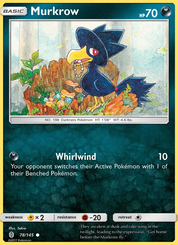 Murkrow Guardians Rising 78/145