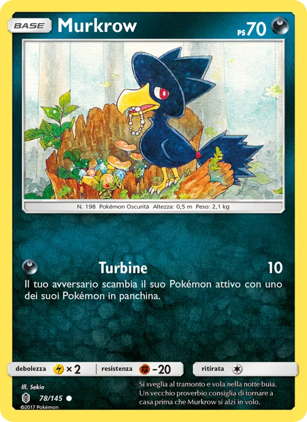Murkrow Guardiani Nascenti 78/145