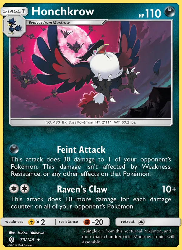 Honchkrow Guardians Rising 79/145