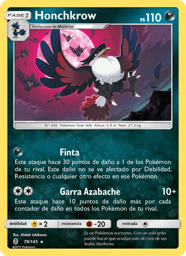 Honchkrow Albor de Guadianes 79/145