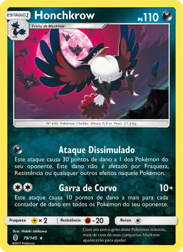 Honchkrow Guardiões Ascendentes 79/145