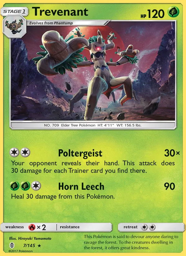 Trevenant Guardians Rising 7/145