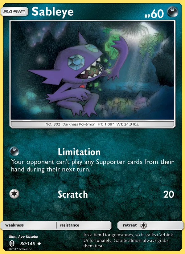 Sableye Guardians Rising 80/145