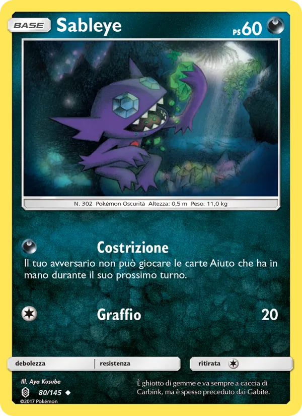 Sableye Guardiani Nascenti 80/145