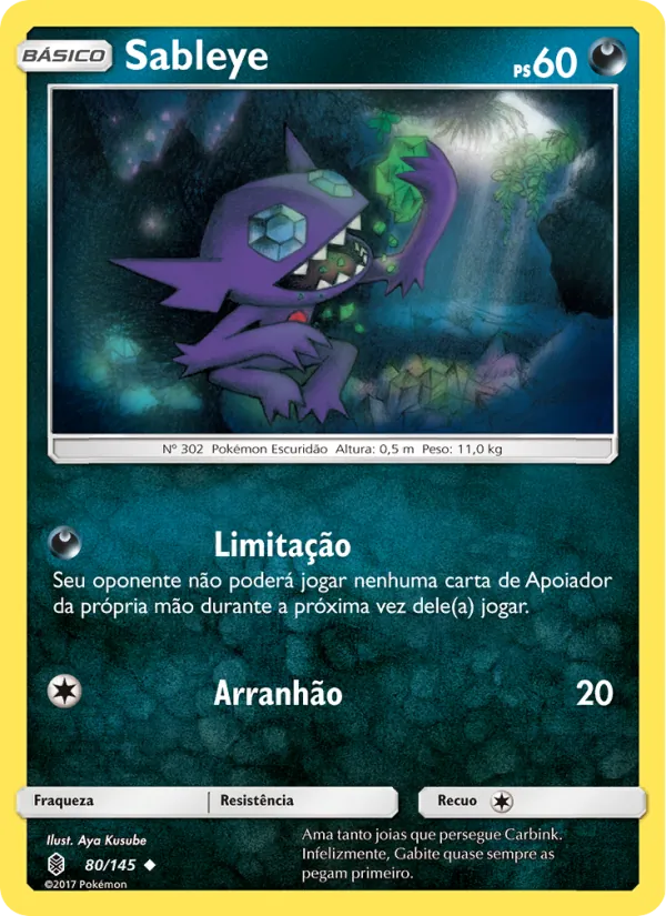 Sableye Guardiões Ascendentes 80/145