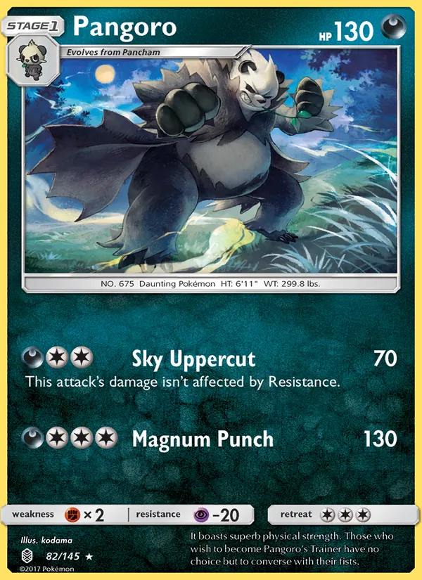 Pangoro Guardians Rising 82/145