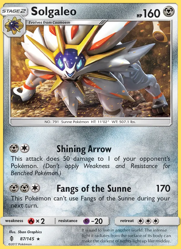 Solgaleo Guardians Rising 87/145