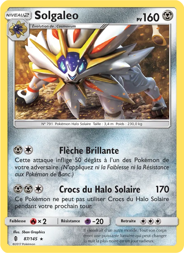 Solgaleo Gardiens Ascendants 87/145